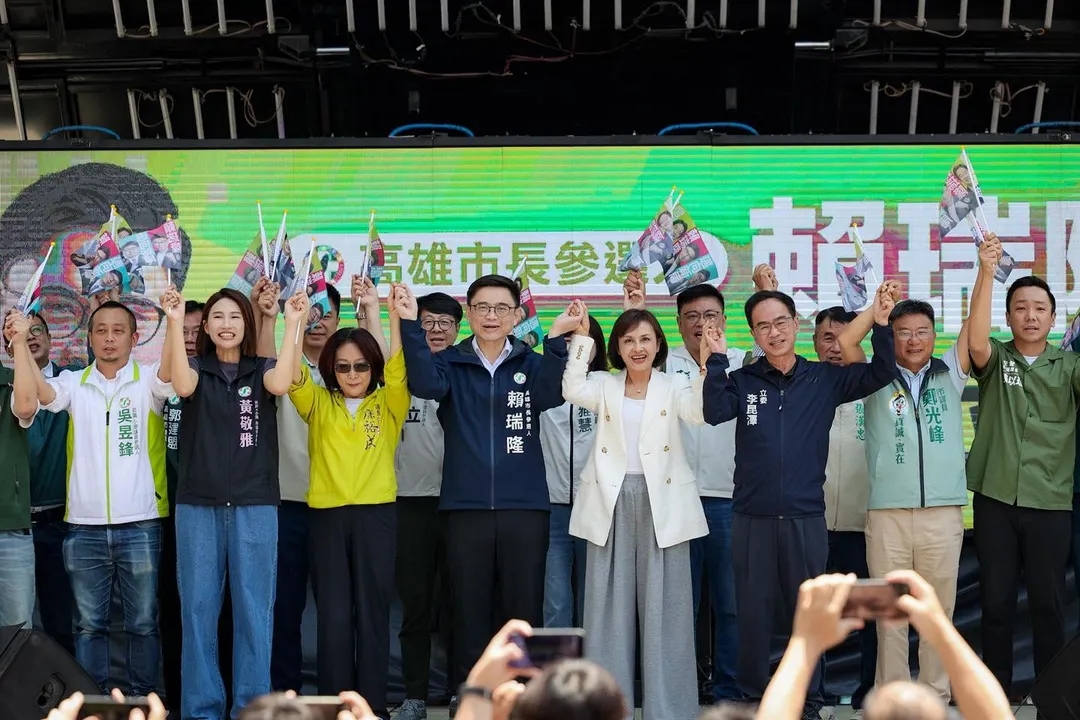 賴瑞隆26日舉辦小港後援會成立大會。（圖／翻攝賴瑞隆臉書）