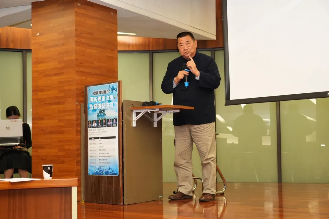 中華戰略學會資深研究員張競批評。（圖／民眾黨提供）