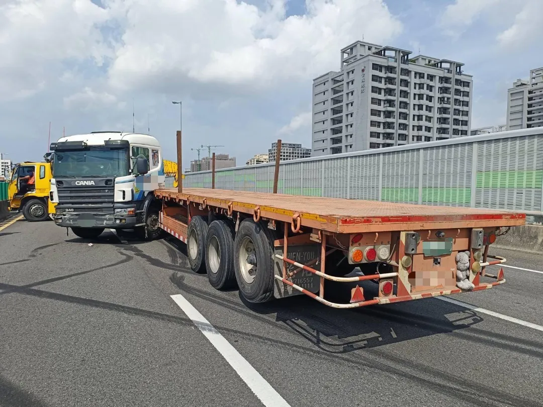 車禍現場。（圖／中天新聞）