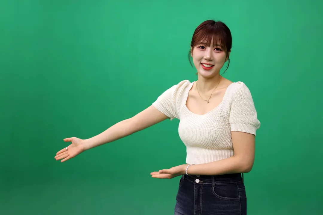 李今珠化身一日女主播。（圖／譚兆青攝）