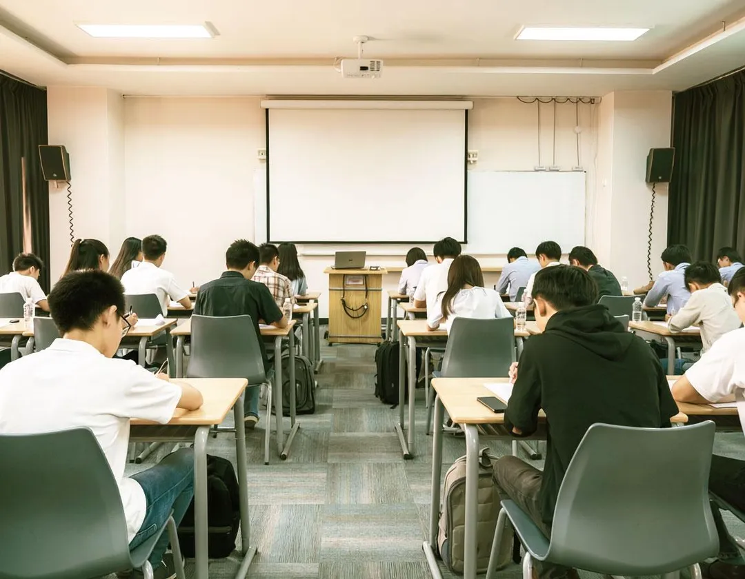 台師大心測中心2日晚間公布115年國中教育會考等級加標示與答對題數對照表，要拿到A++「精熟」等級只能錯2題左右。（示意圖／AI生成）