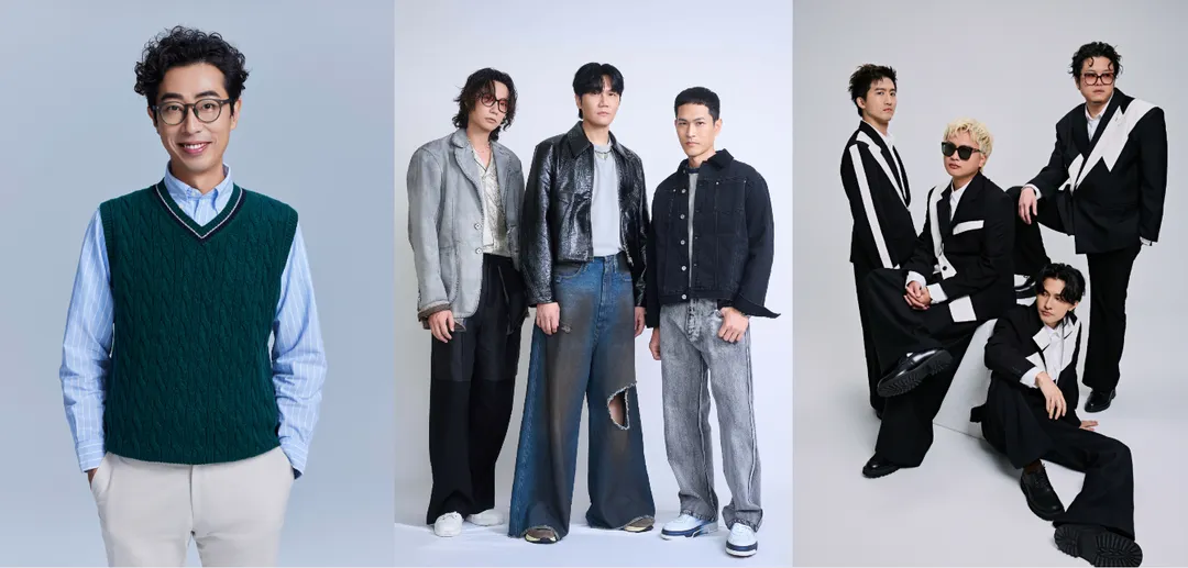 馬念先、宇宙人、icyball冰球樂團將在《2026 hito流行音樂獎頒獎典禮》帶來特別表演。（圖／Hit Fm聯播網提供）