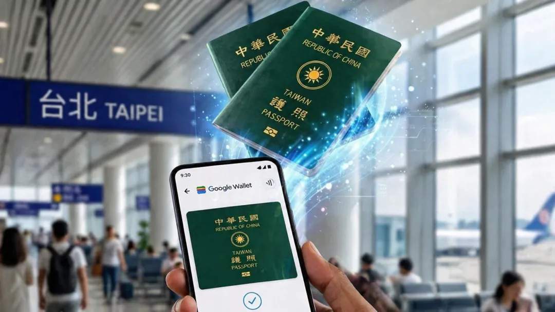 Google Wallet（Google錢包）正式支援用戶將護照資訊存入手機。（示意圖／AI）