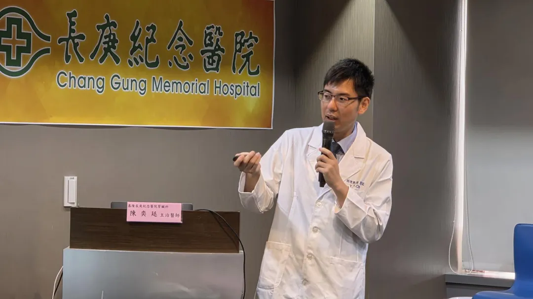 陳奕廷醫師指出，長期透析患者往往因生理機能受限而對生育不敢抱有期待。若是透析或腎移植後懷上雙胞胎並順利生產更是罕見，先前國際有紀錄的成功案例僅約18例。（圖／長庚醫院）