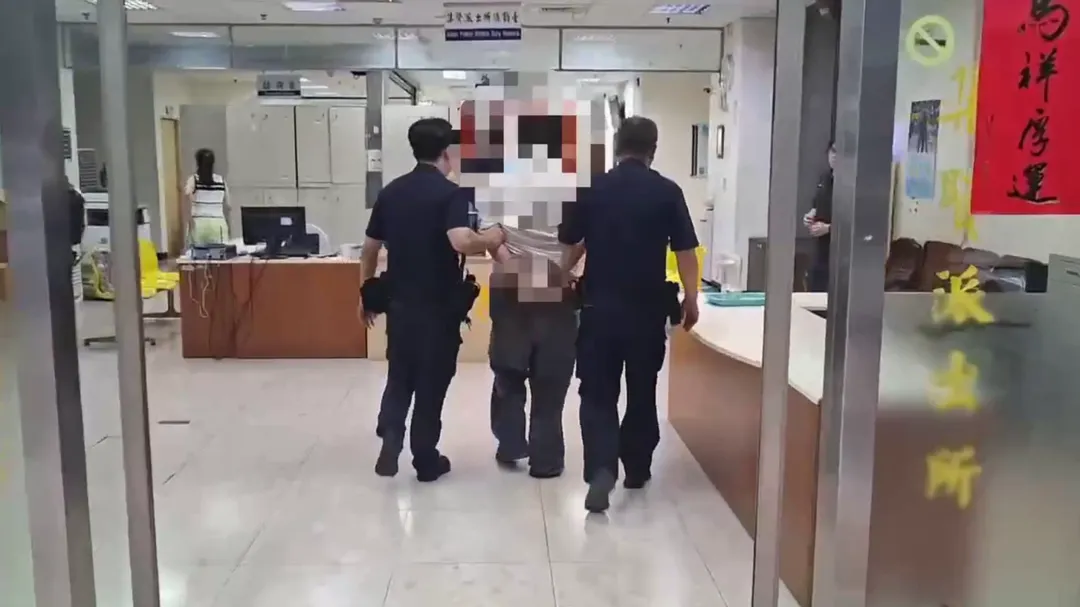 游男被逮捕。（圖／警方提供）