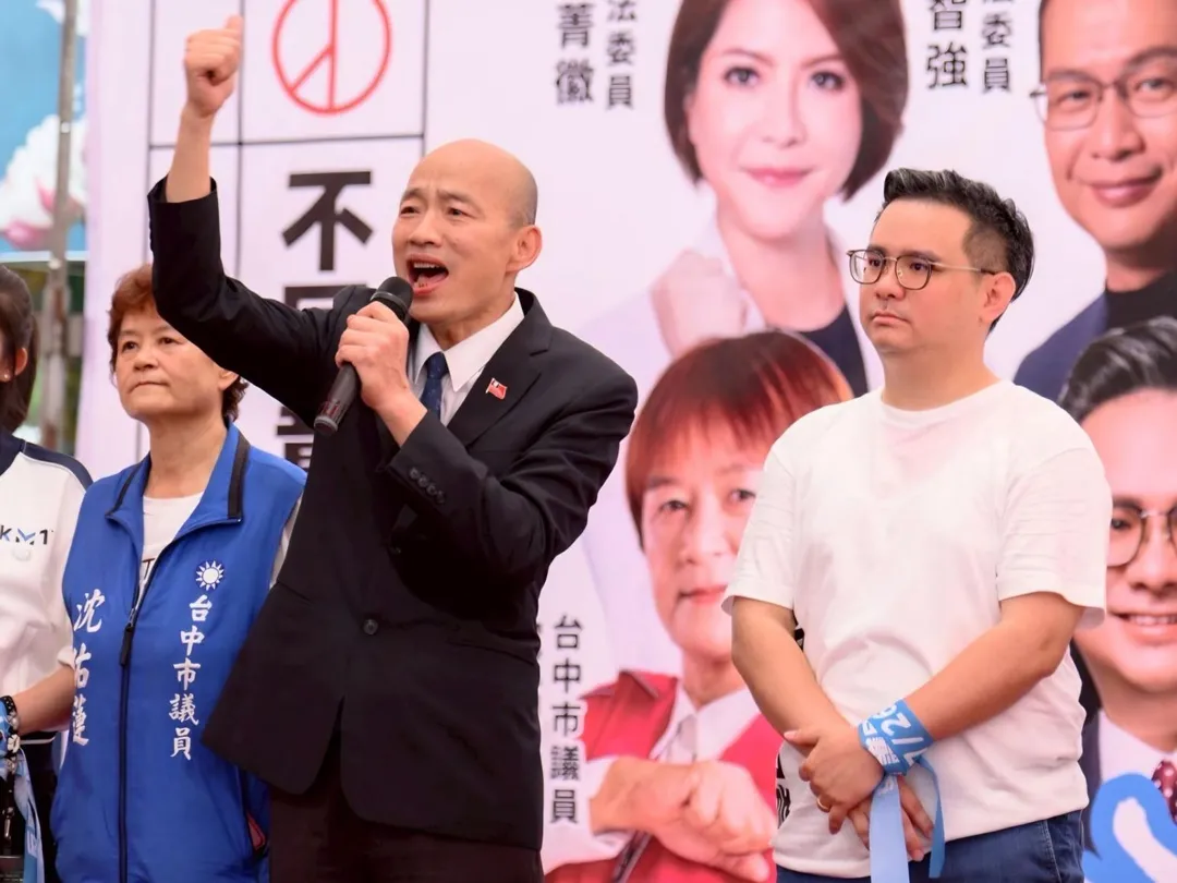 韓國瑜和黃健豪。（圖／翻攝黃健豪臉書）