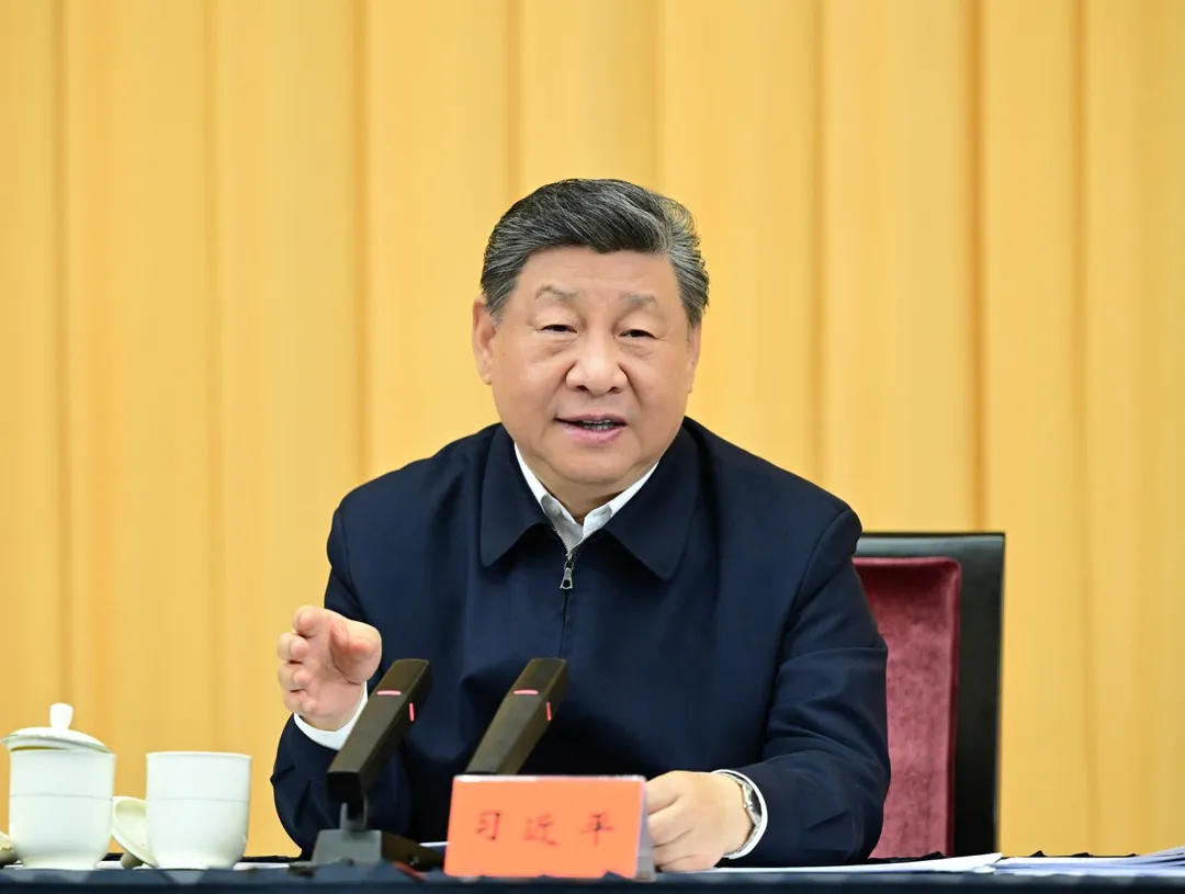 習近平今在上海出席加強基礎研究座會並發表講話。（圖／ 新華社）