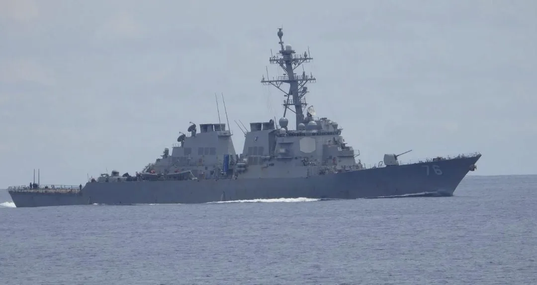 美國海軍「希金斯號」驅逐艦。（資料照／美聯社）