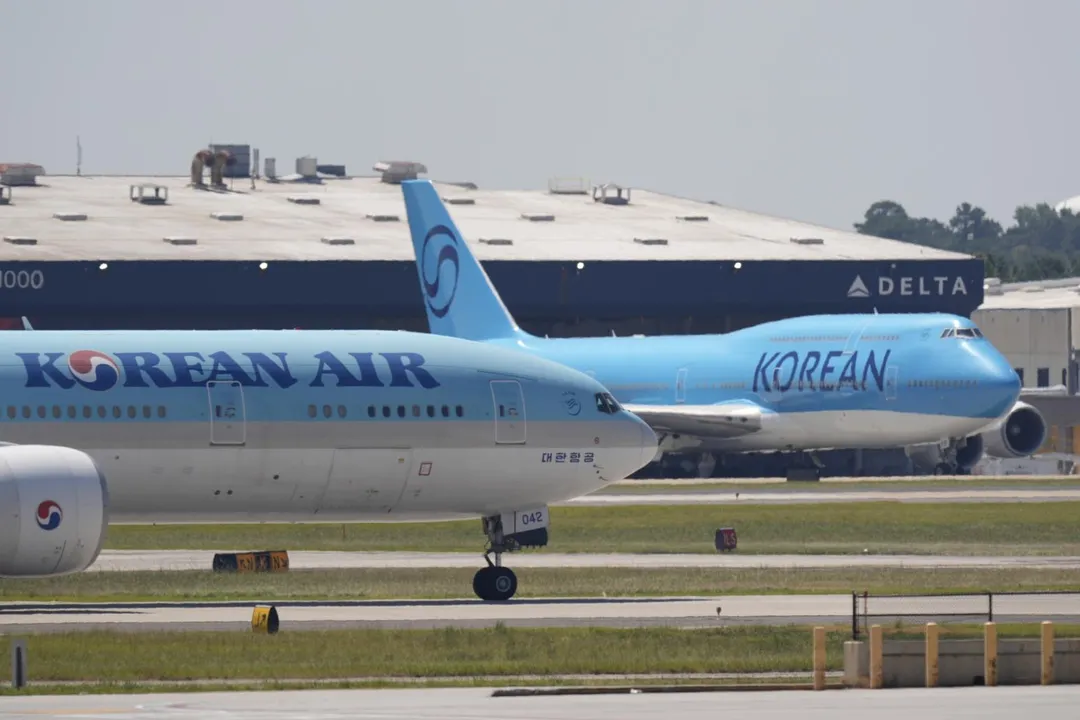 圖為大韓航空客機。（示意圖／美聯社）
