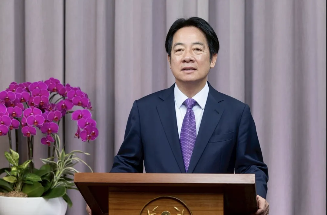 賴清德今日上午以錄影方式為「第三十屆台灣癌症聯合年會」致詞。(圖/總統府提供)