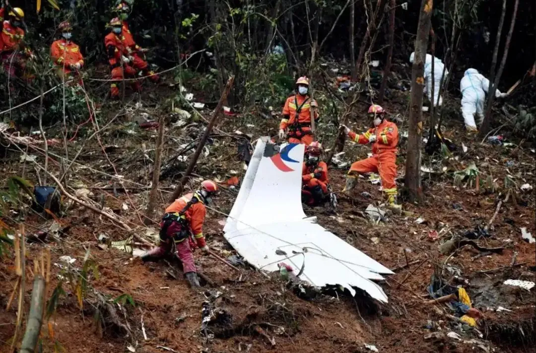2022年3月東方航空MU5735空難致132死。（資料照／新華社）