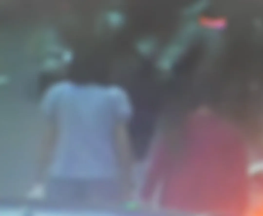 穿紅衣的黃婦(右)與劉姓女兒,張姓女婿走在前方,1家3口要去吃晚餐,沒想到被黃男一撞天人永隔。(圖/翻攝畫面)