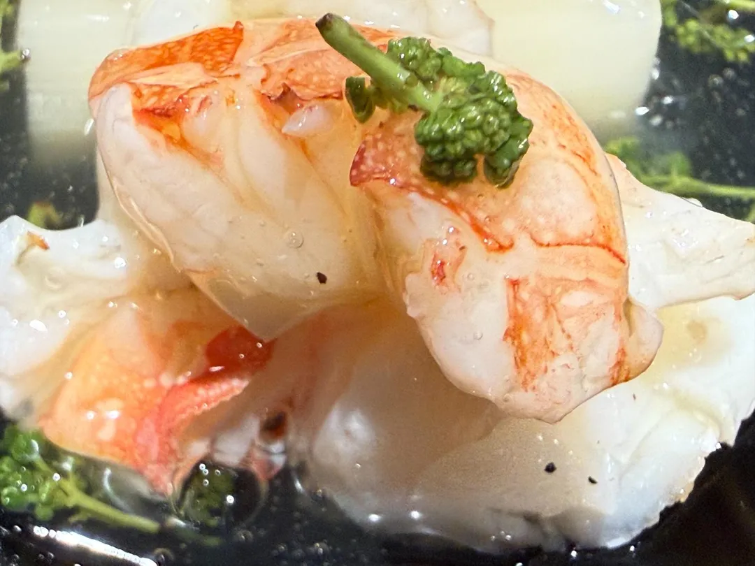 鮮美龍蝦肉。（圖／黃宏輝提供）
