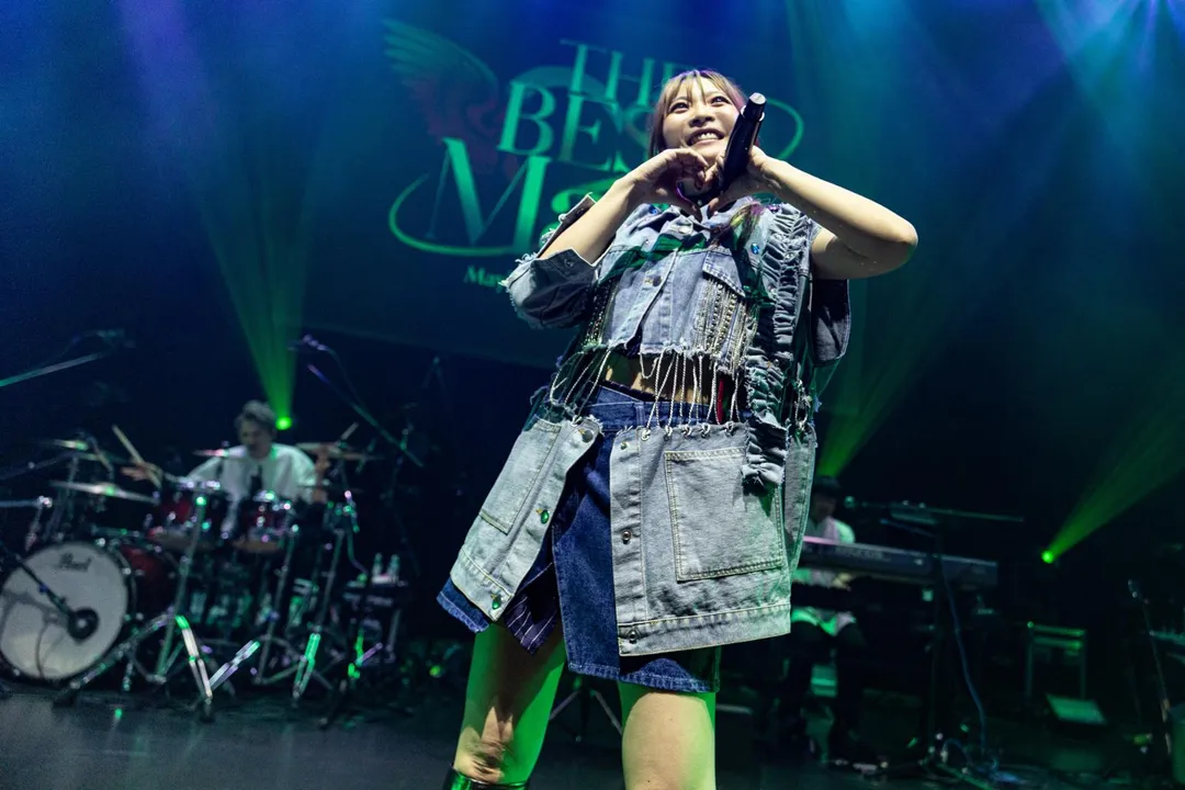 May'n在演唱會上數度提到「交心」與「交流」的重要性。(圖/好玩國際文化提供)