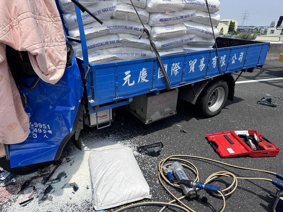 車禍現場。(圖/中天新聞)