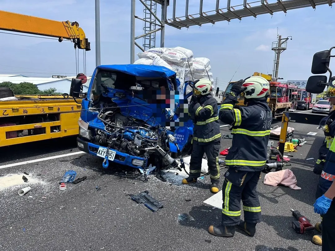 車禍現場。(圖/中天新聞)