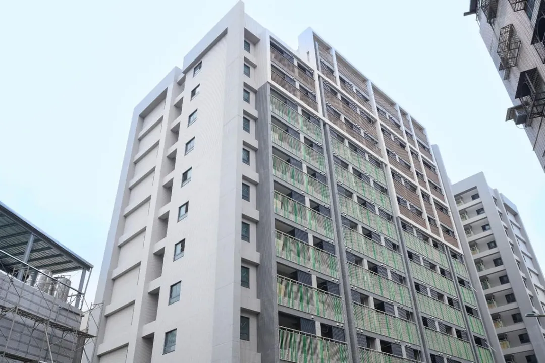 桃園市「慈文安居」建築外觀。（圖／國家住宅及都市更新中心提供）