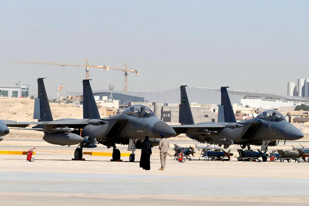 圖為沙烏地阿拉伯的F-15SA戰機。（圖／路透社）