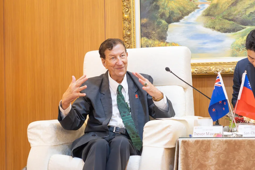 張善政會見紐西蘭羅托魯瓦市議員Trevor Maxwell(圖/桃園市政府提供)