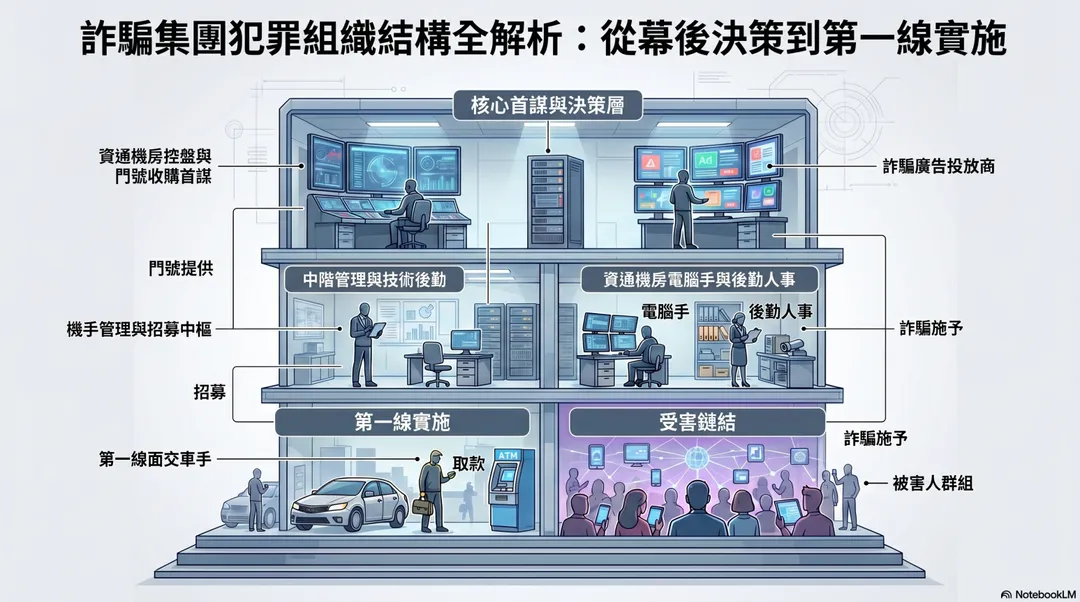 假公益詐團犯罪模式。（圖／警方提供）