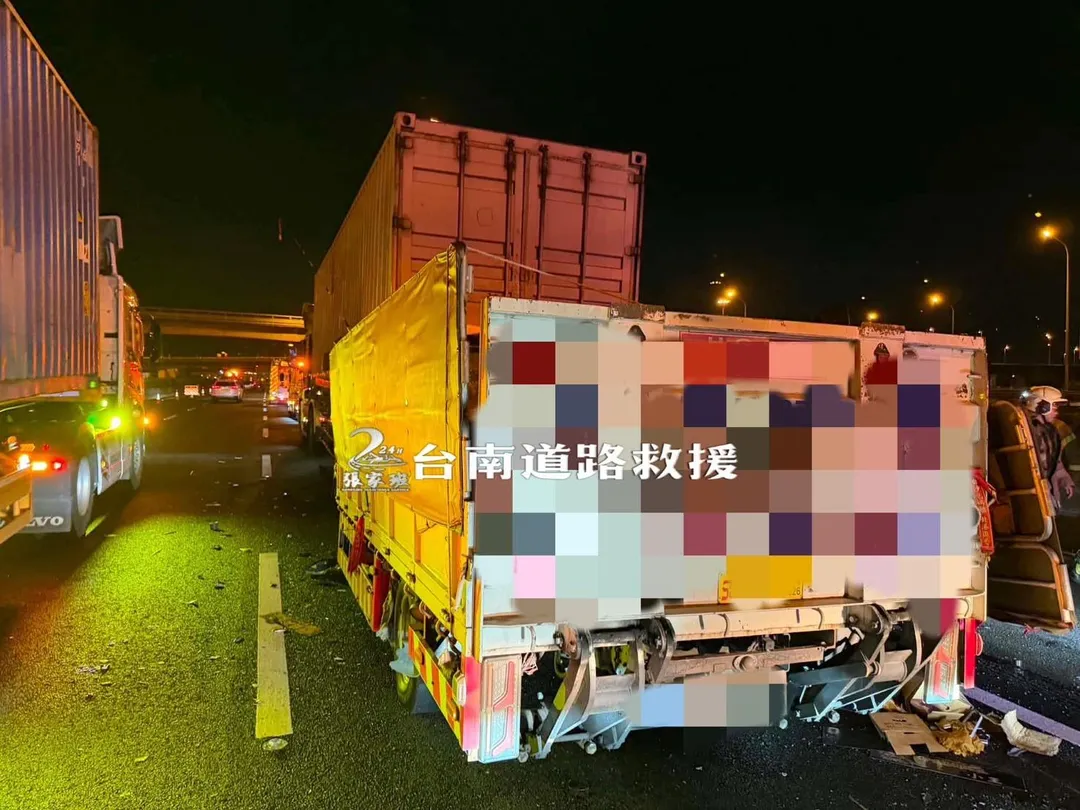 車禍現場。(圖/台南道路救援張家班授權提供)