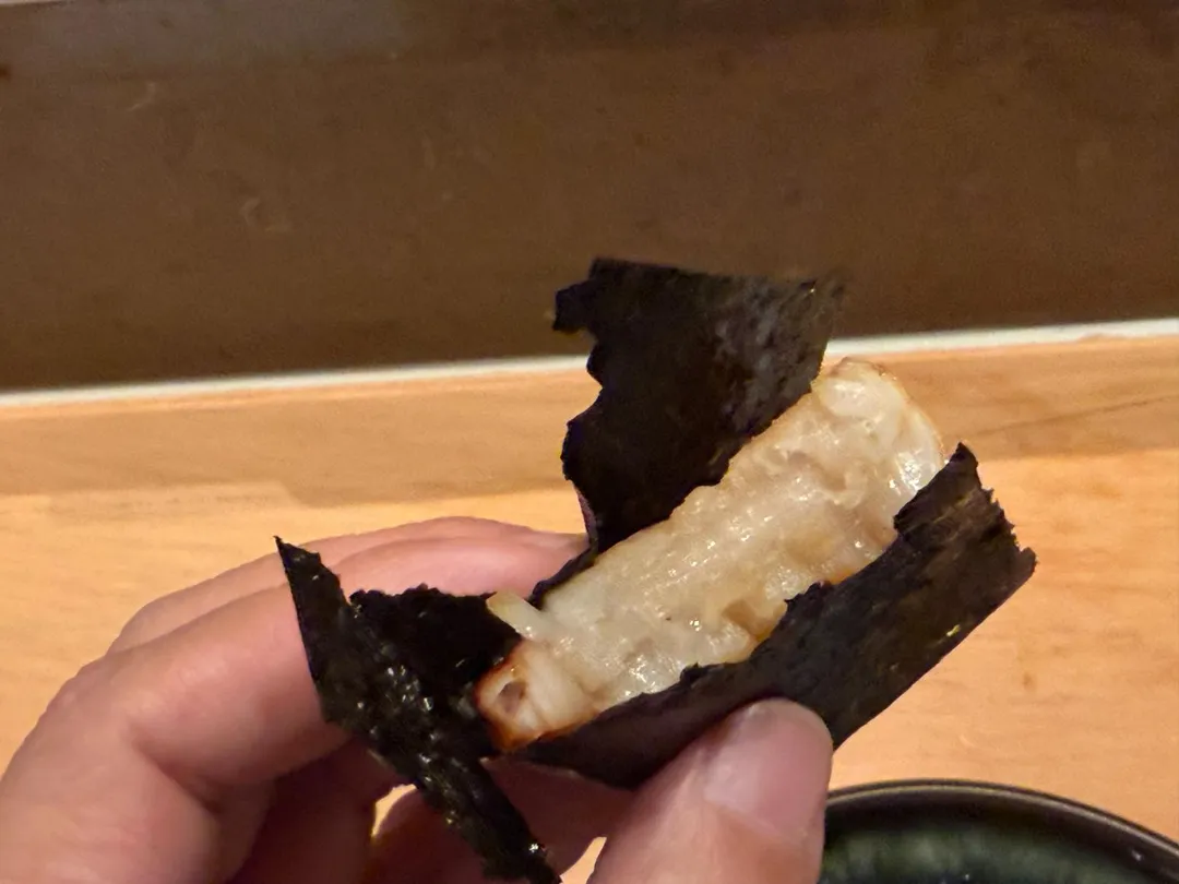 外熟內生的干貝。（圖／黃宏輝提供）