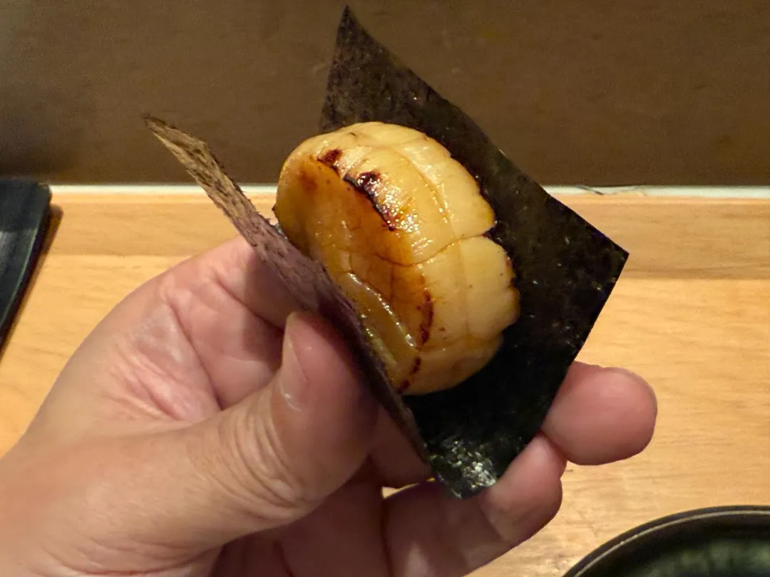 干貝磯邊燒。（圖／黃宏輝提供）
