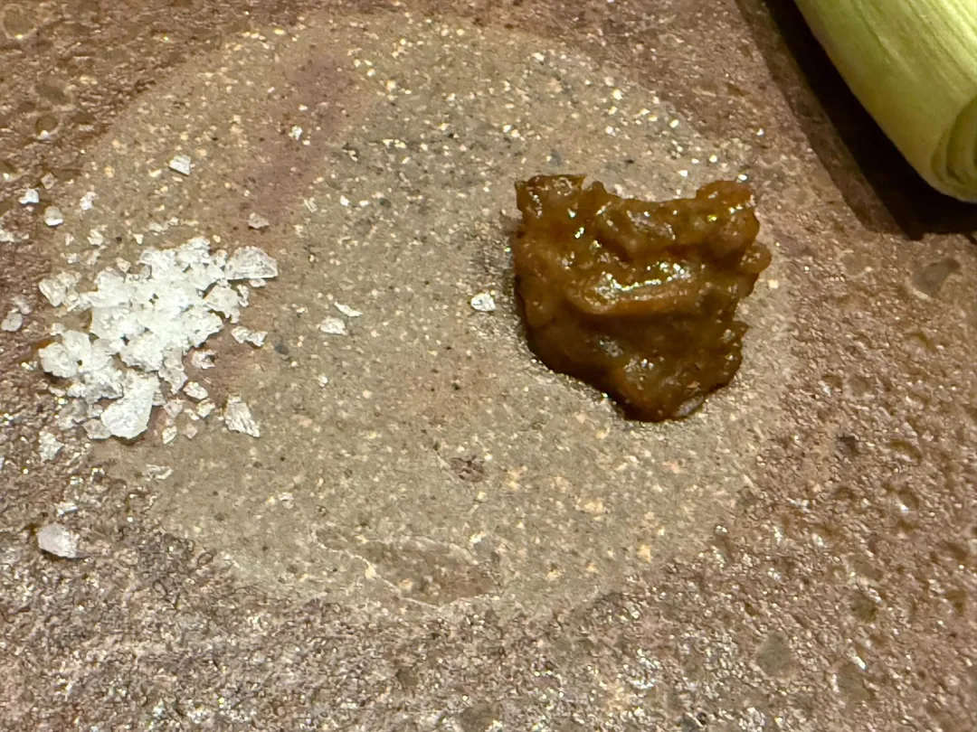 剝皮辣椒味噌是特調之味。（圖／黃宏輝提供）