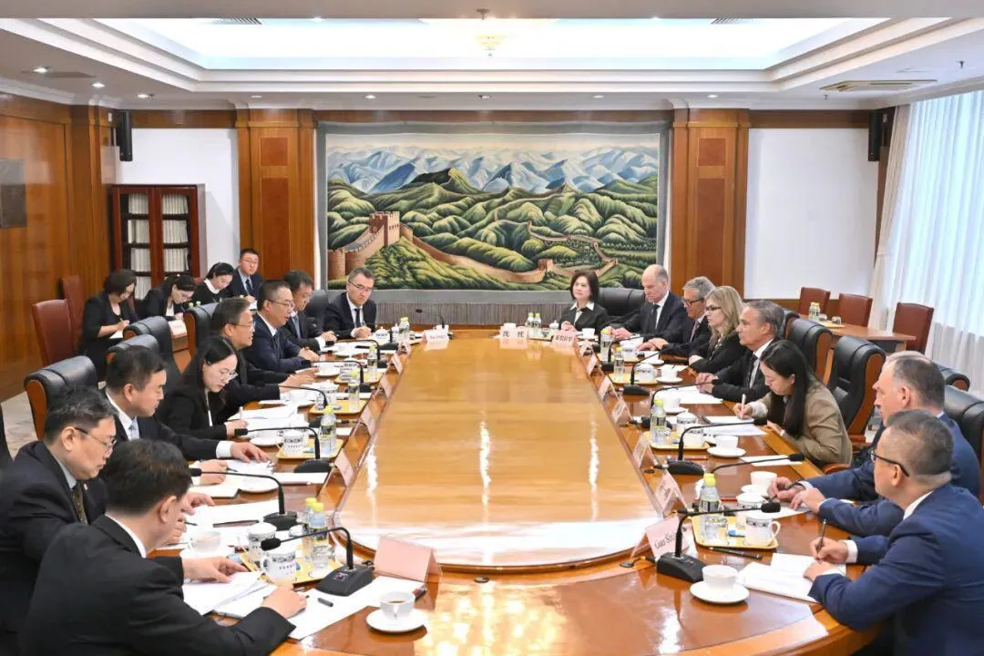 陸發改委主任鄭柵潔與會波音CEO會談。（圖／大陸國家發改委官網）