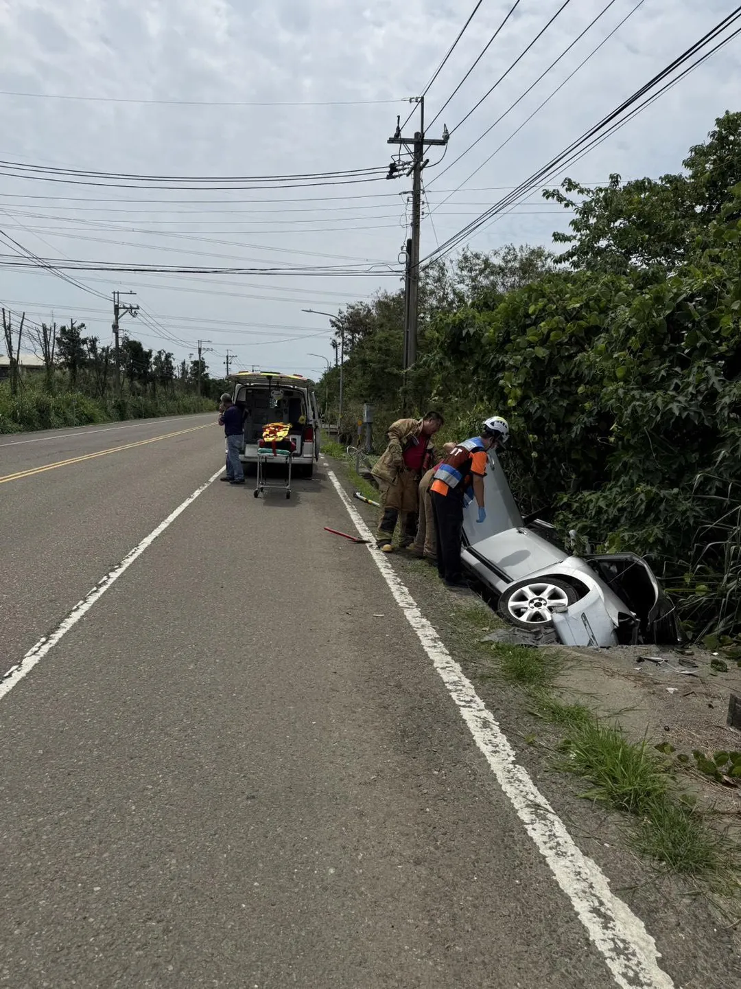 台南驚傳死亡車禍。(圖/翻攝畫面)