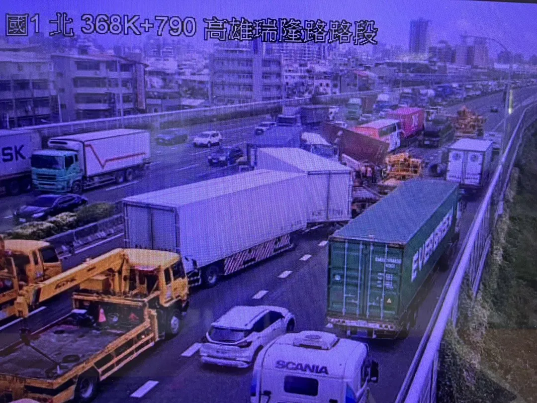 車禍現場。（圖／中天新聞）