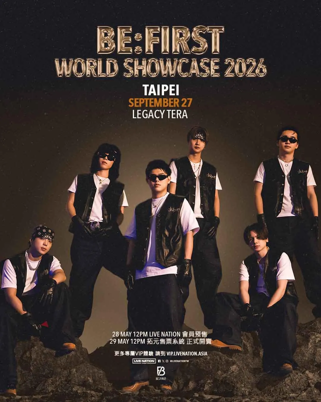  BE- FIRST將於9月27日(日)在Legacy TERA開唱。(圖/ Live Nation Taiwan提供)