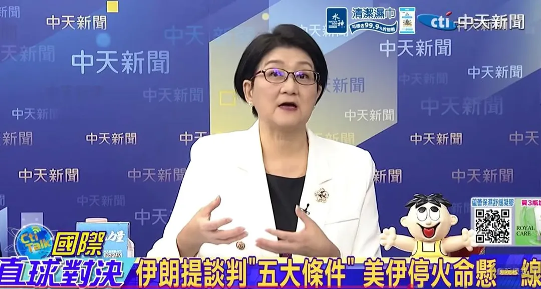 前立委雷倩。(圖/翻攝《國際直球對決》)