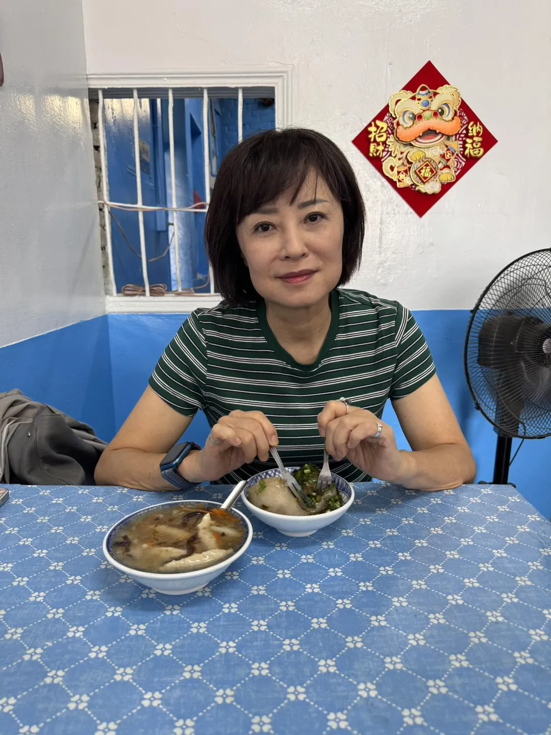 林月琴在臉書分享苗栗在地美食照。(圖/林月琴臉書)