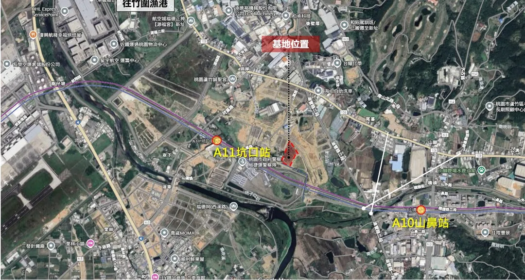 桃園航空城誠聖段基地位置