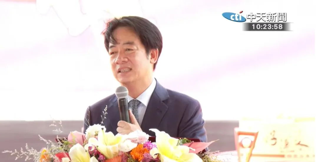 賴清德回應,希望鍾東錦能發揮力量,代表地方要講講話。(圖/中天新聞)