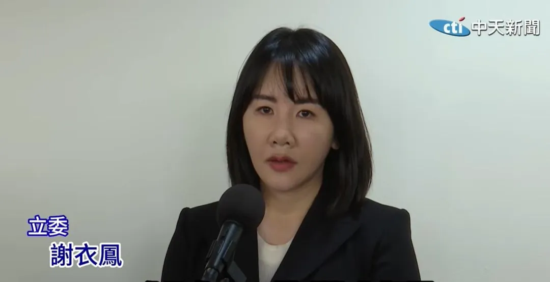國民黨立委謝衣鳯。（圖／中天新聞）