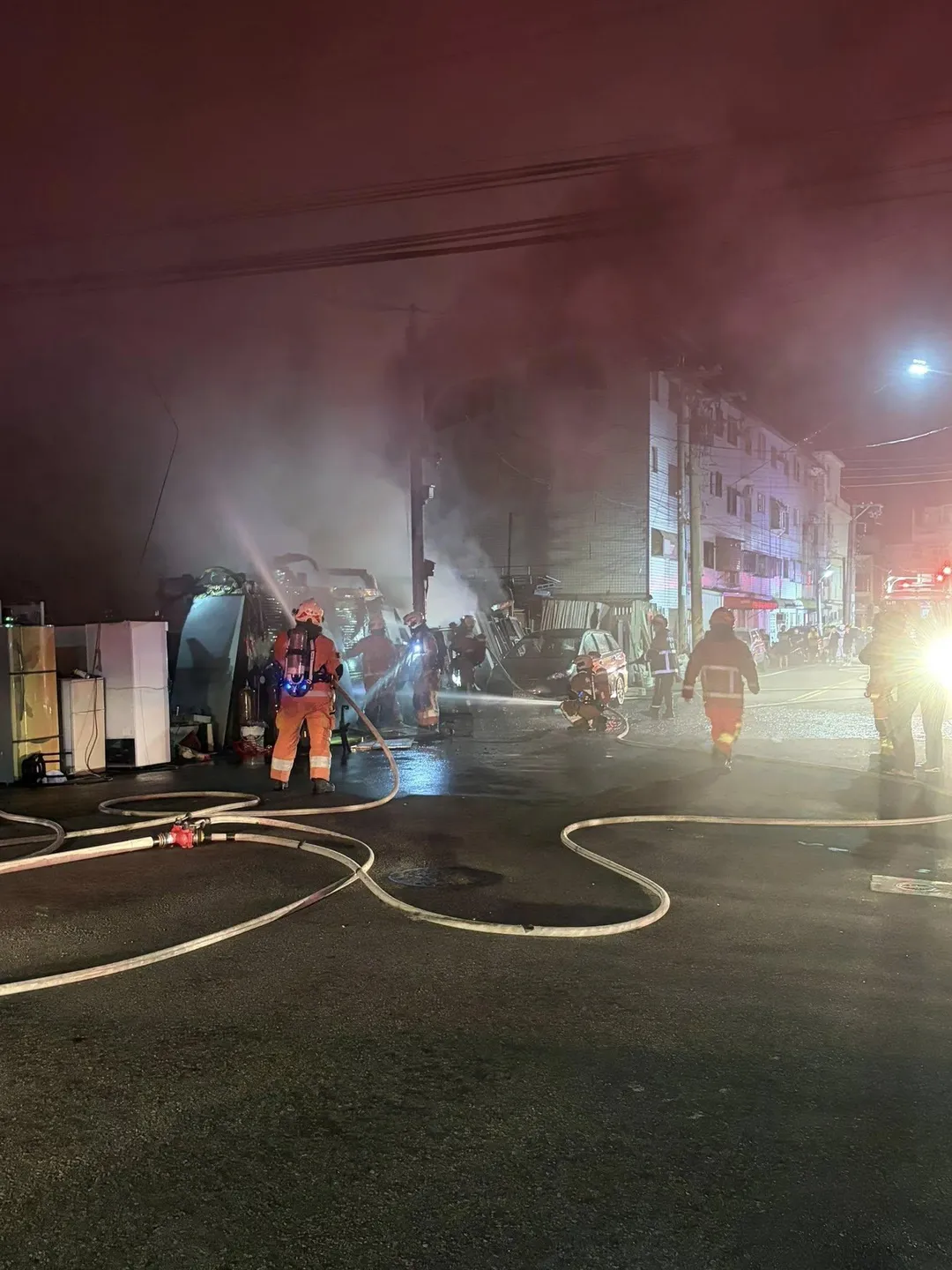 香山資收場火警。（圖／陳士樺提供）