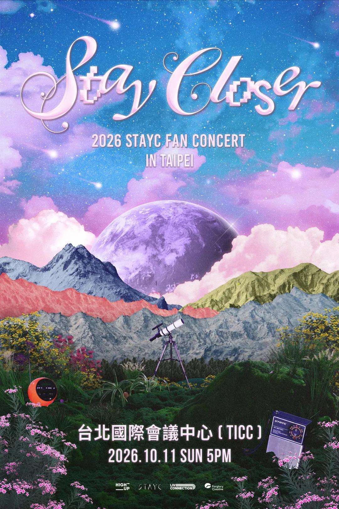 STAYC全新巡演《STAY CLOSER》官方海報出爐。（圖／遠雄創藝提供）
