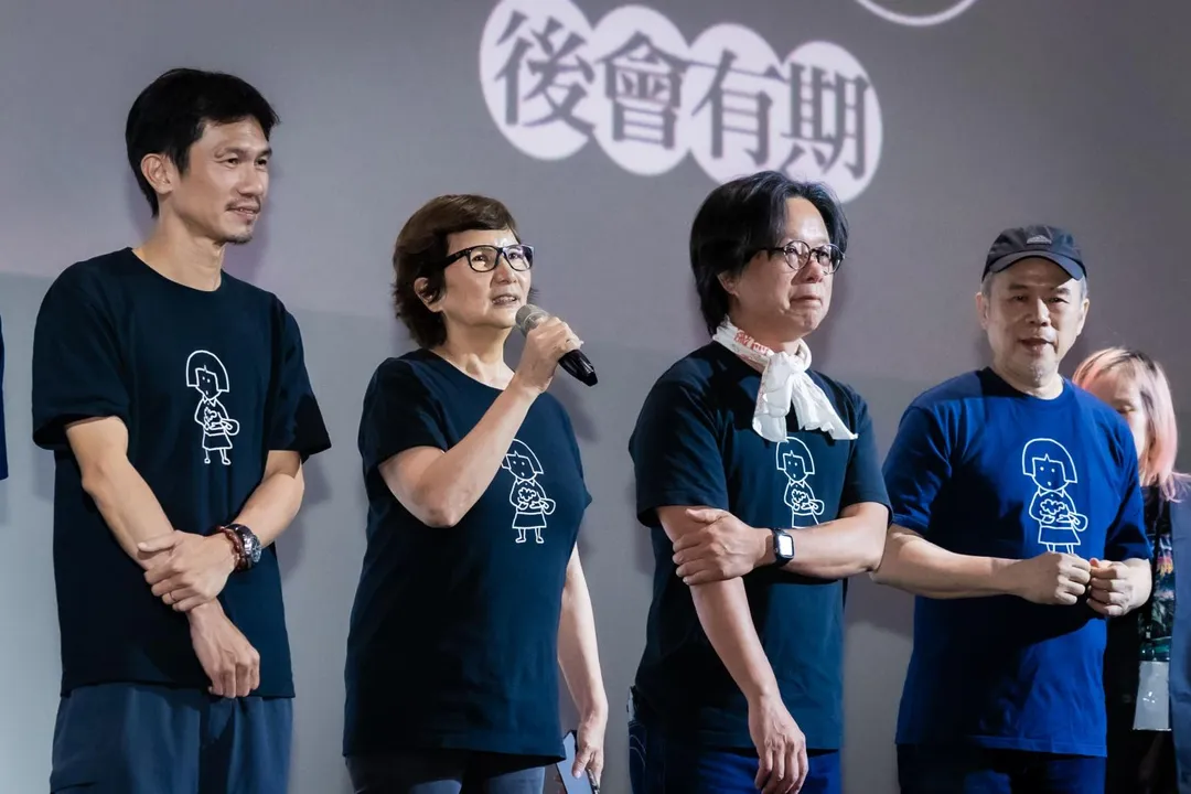 監製李烈在映後感謝大家一路以來支持。(圖/華文創 提供)