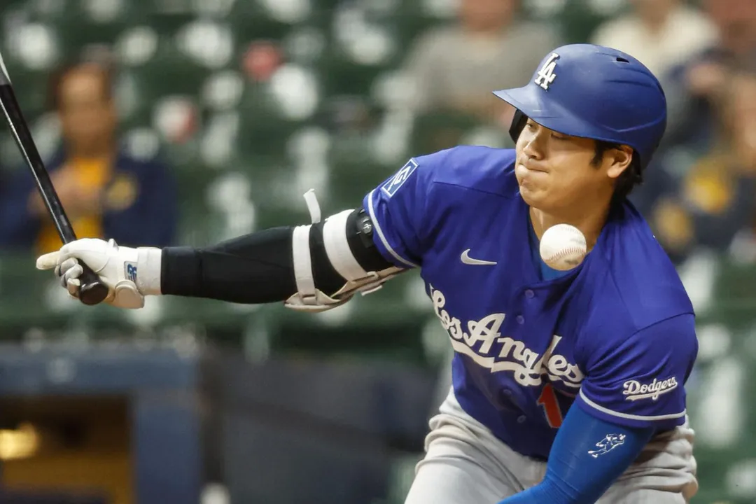 大谷翔平連續安打停在9場。(圖/美聯社)