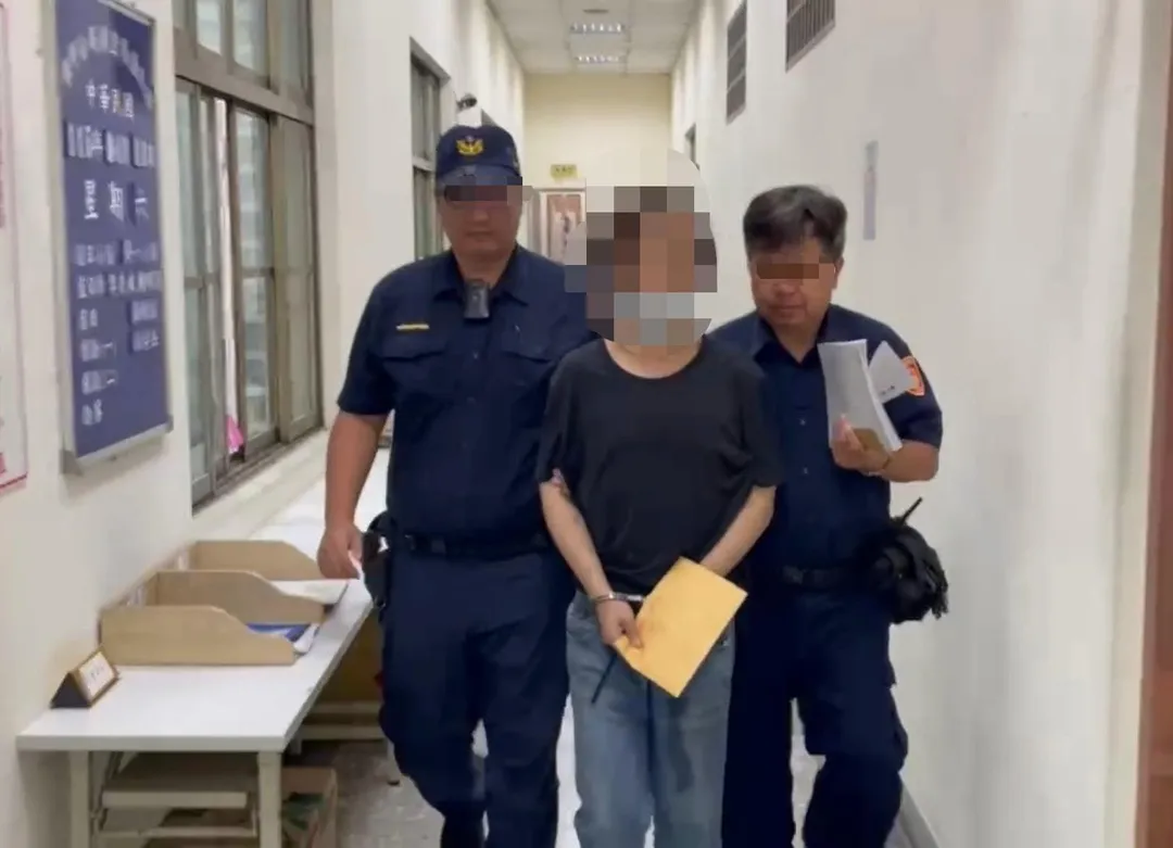 涉案嫌犯被捕。(圖/翻攝畫面)