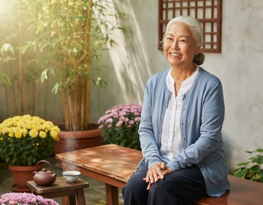 醫師表示，65歲左右的女性約半數已有骨量不足，甚至骨質疏鬆的問題。（示意圖／AI生成）