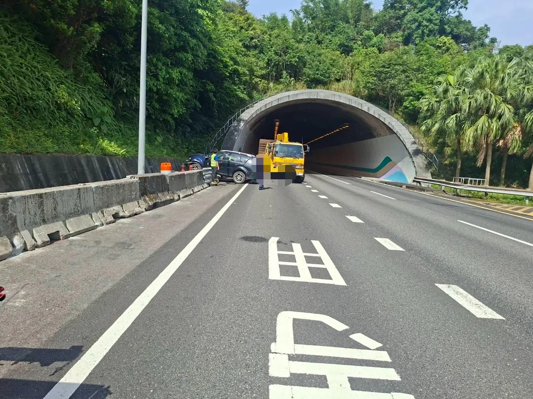 車禍現場。（圖／警方提供）