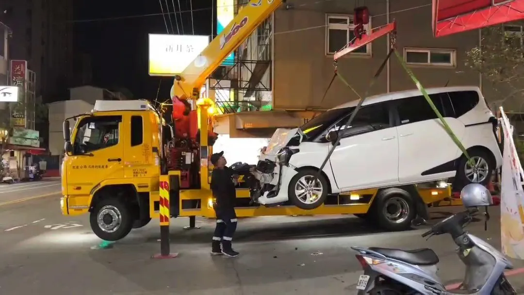 肇事駕駛戴男的車。（圖／中天新聞）