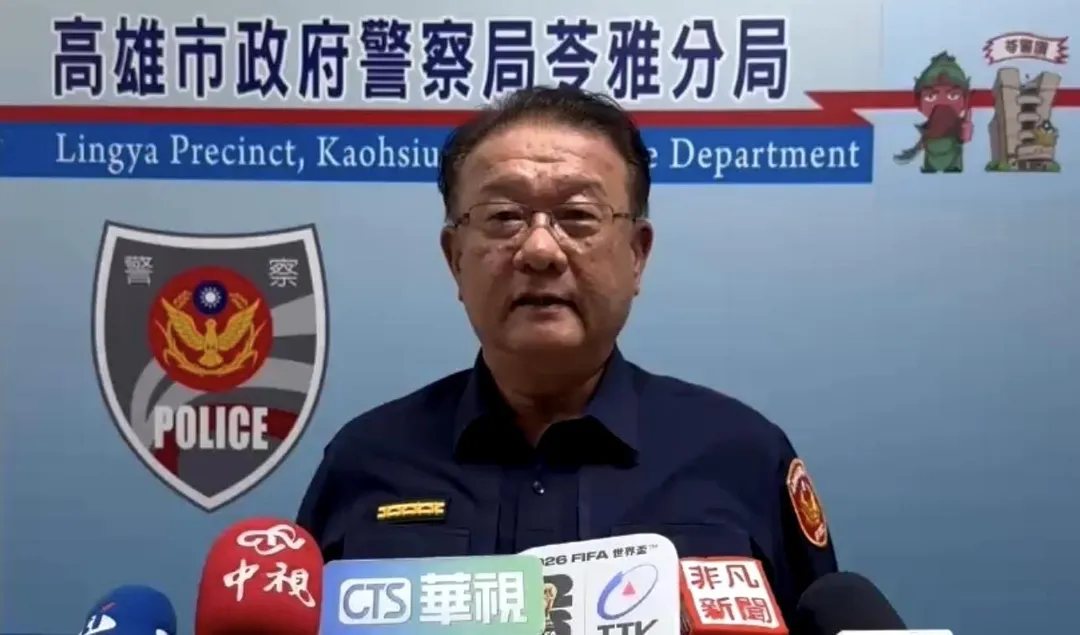 苓雅分局副分局長謝博文說明案情。（圖／翻攝畫面）