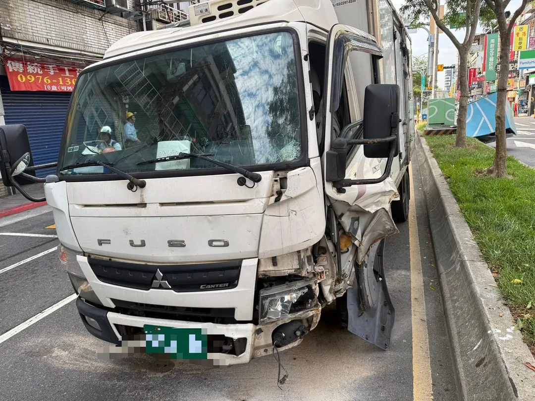 車禍現場。（圖／警方提供）