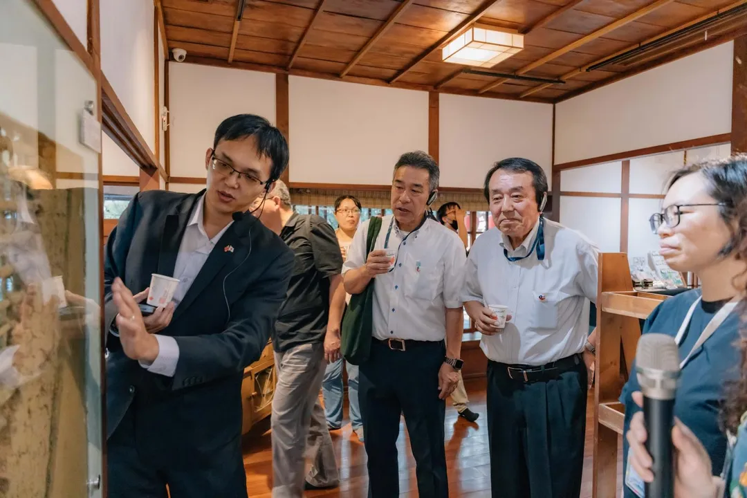 日本宮崎縣臺灣交流大使星原透一行拜會桃園市政府。（圖／桃園市政府）