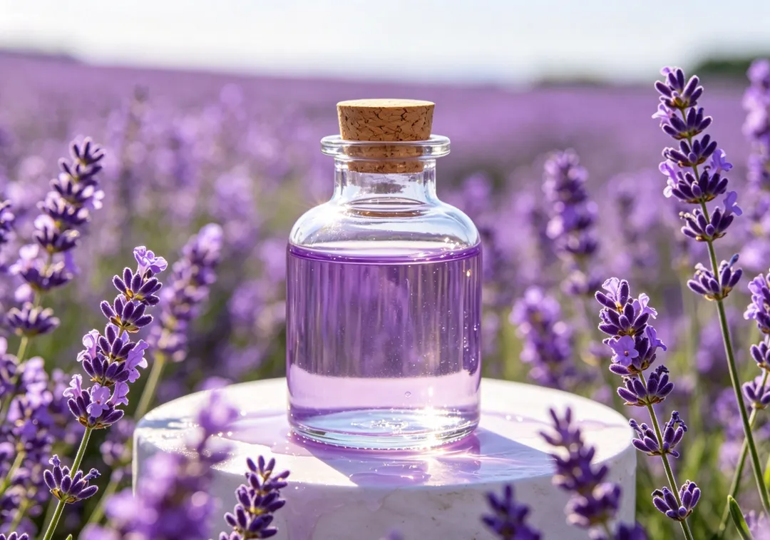 市售薰衣草香氛、香皂多使用合成香料，不含芳樟醇（linalool）等天然成分的生理活性，與芳療精油不同。（示意圖／AI生成圖）