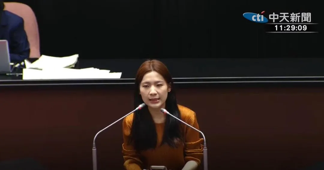 國民黨立委徐巧芯。(圖/中天新聞)